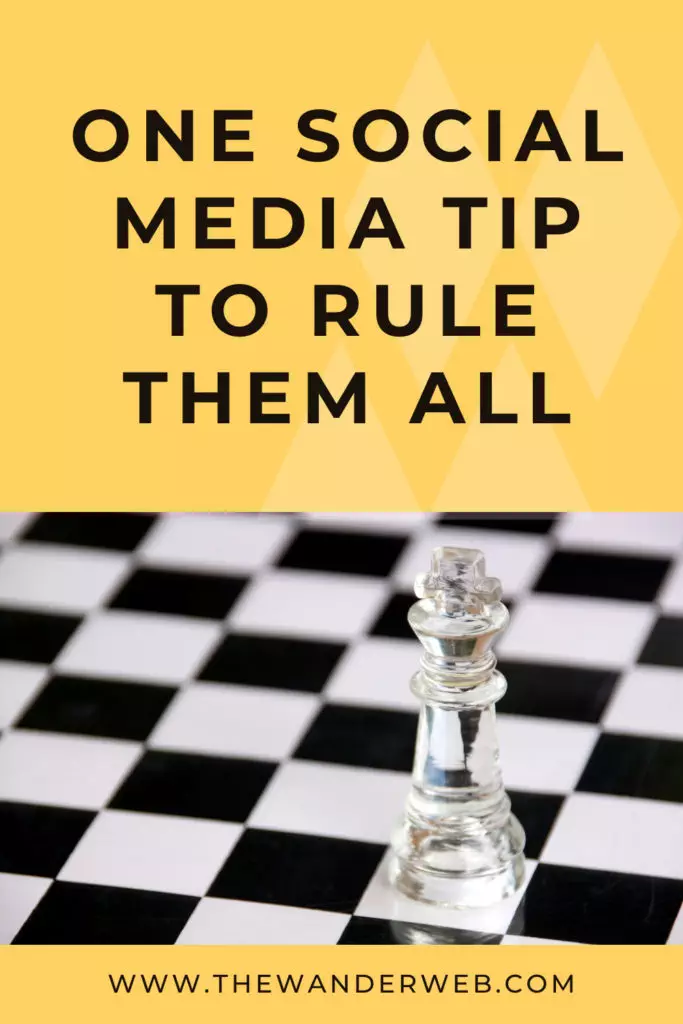 One Social Media Tip to Rule Them All