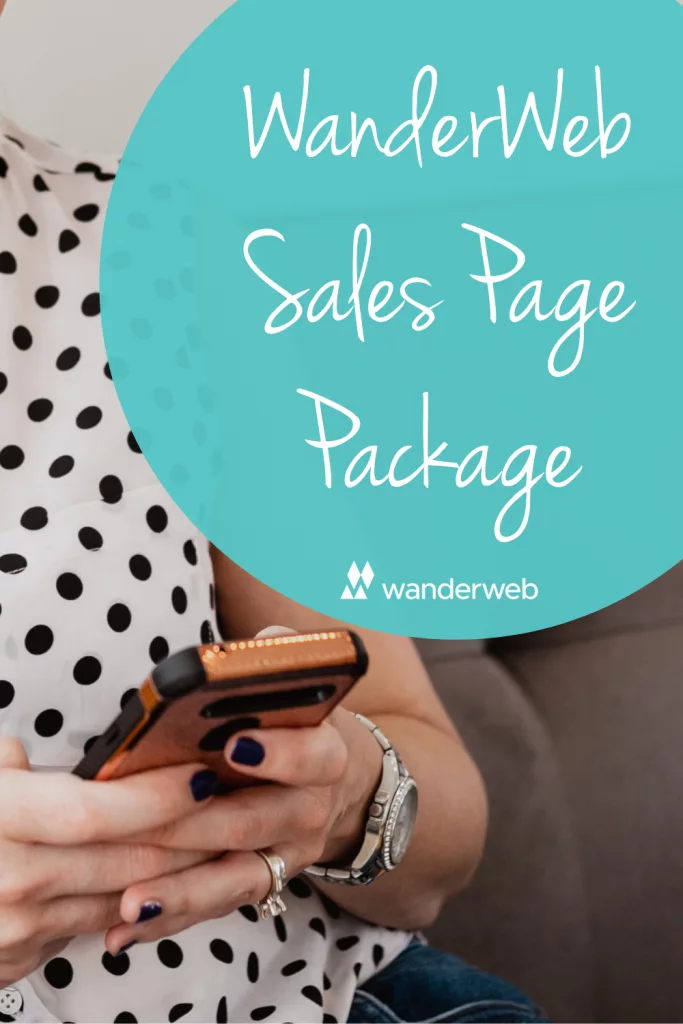 WanderWeb Sales Page Package