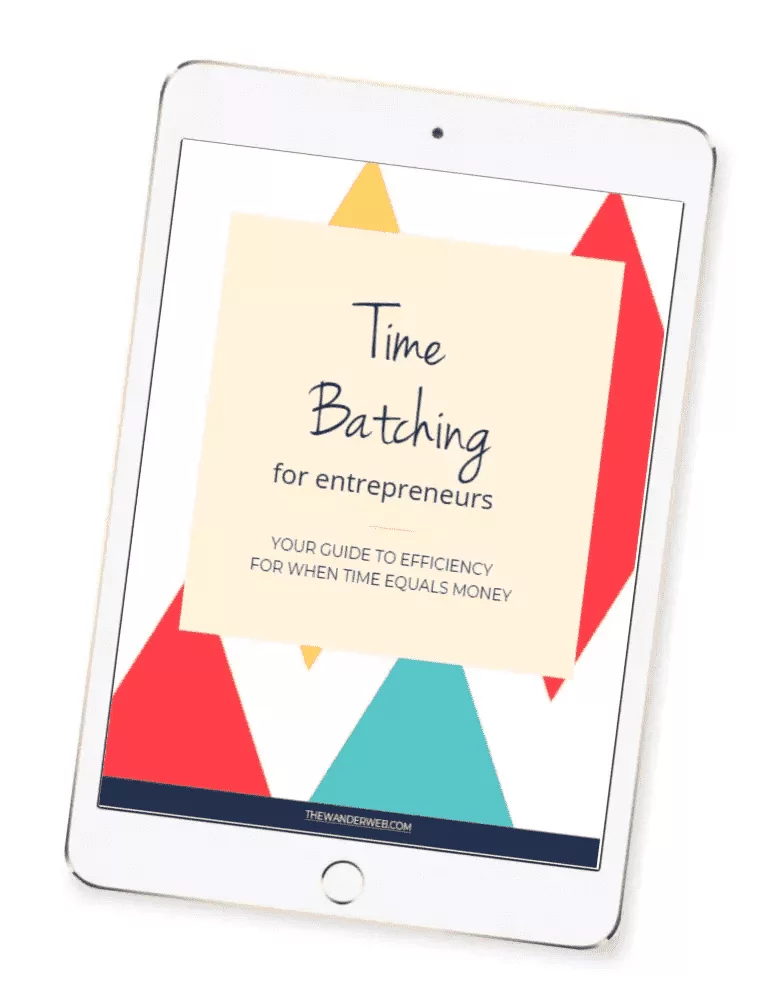 Time Batching for Entrepreneurs