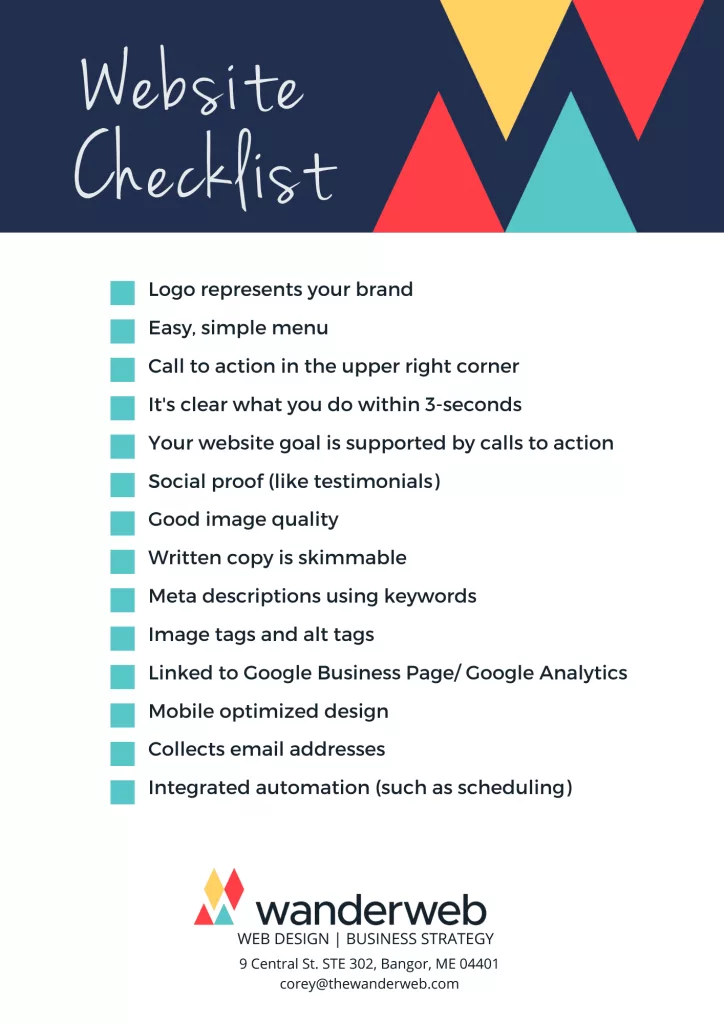 Website Checklist