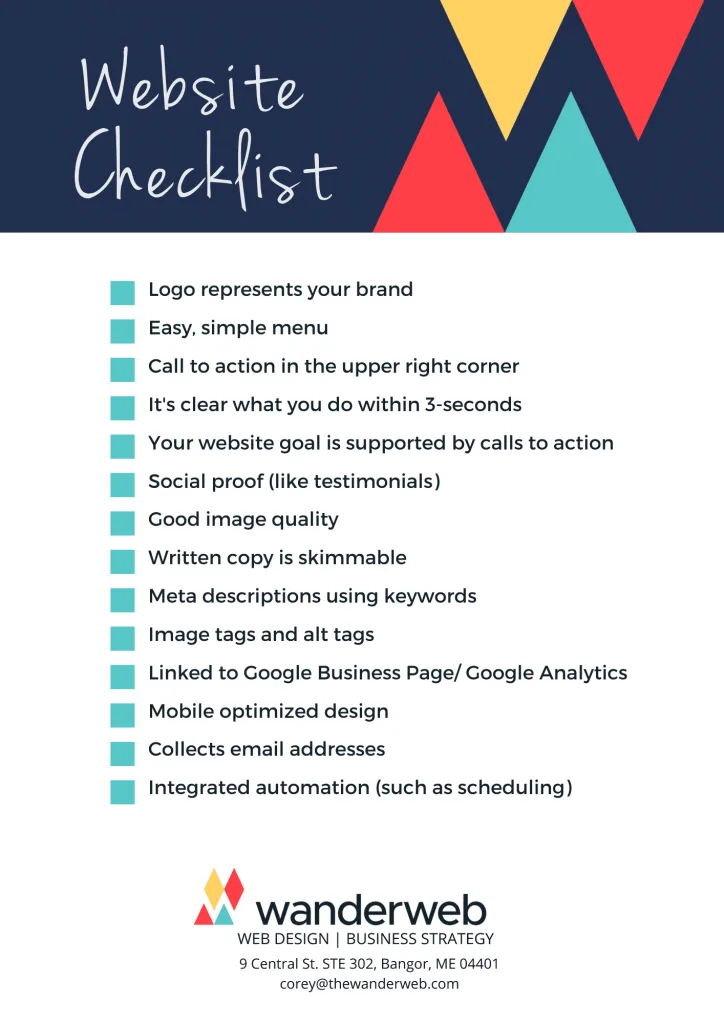 Website Checklist